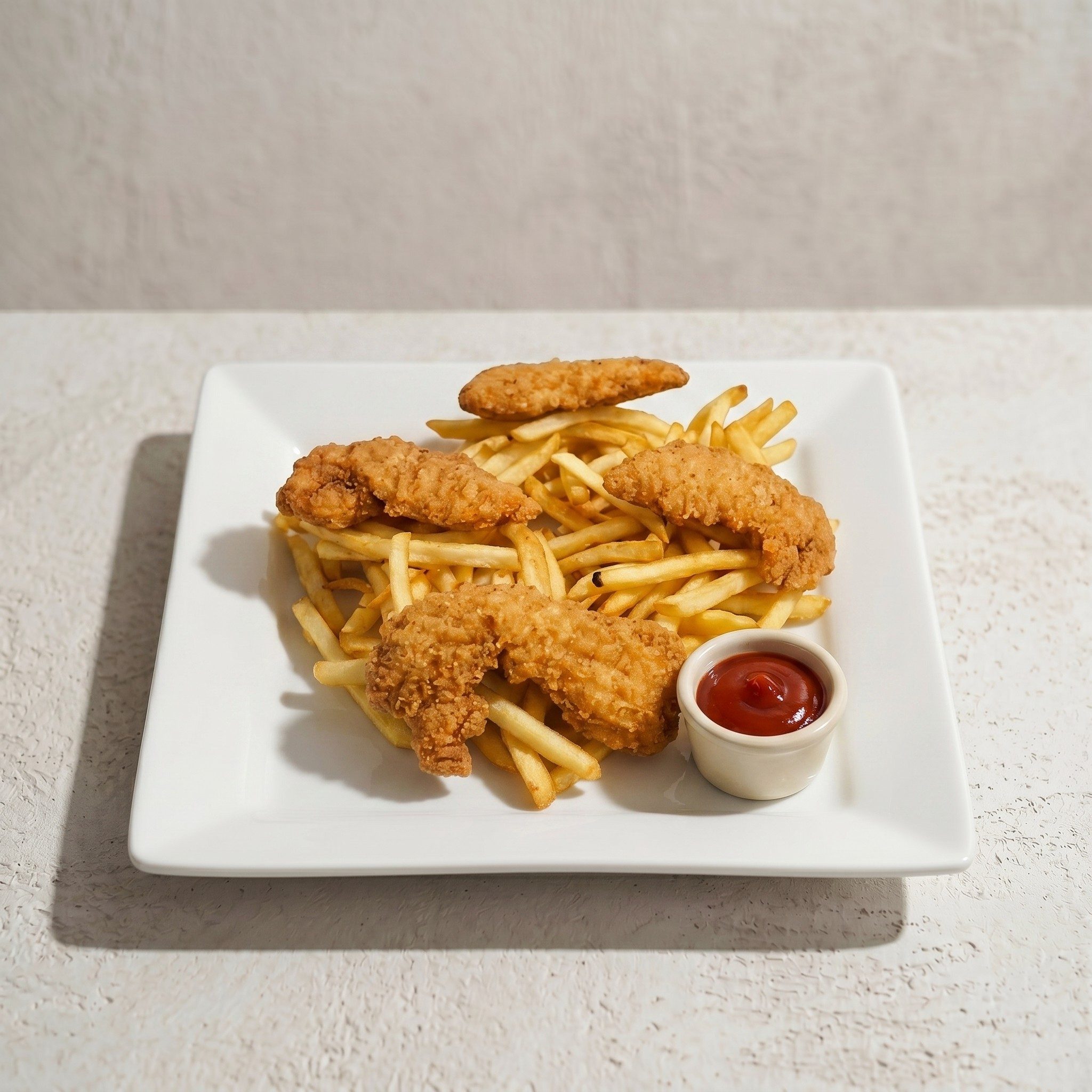 Chicken Tenders with Fries 2Pcs.