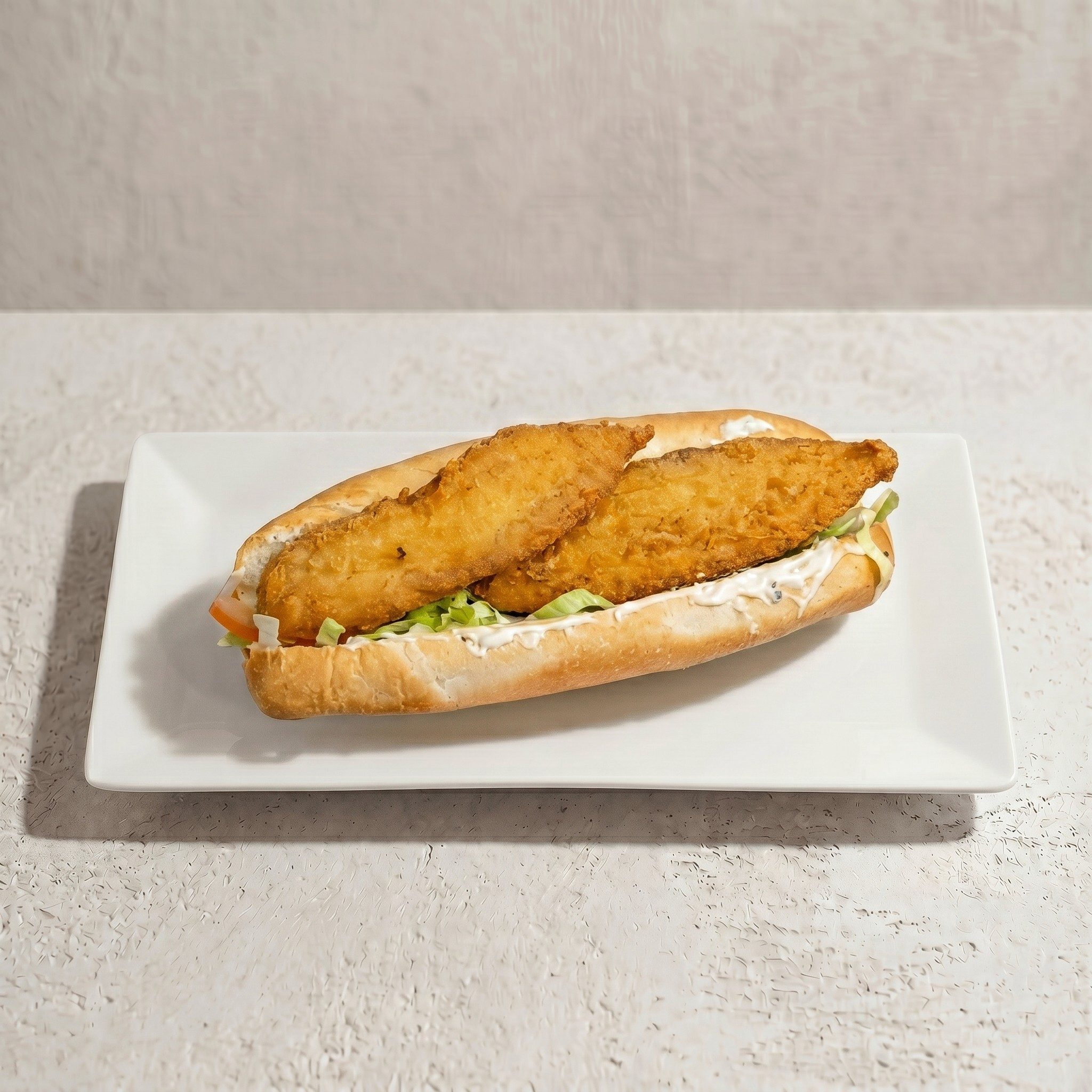 Fish Poboy Sub 8in.