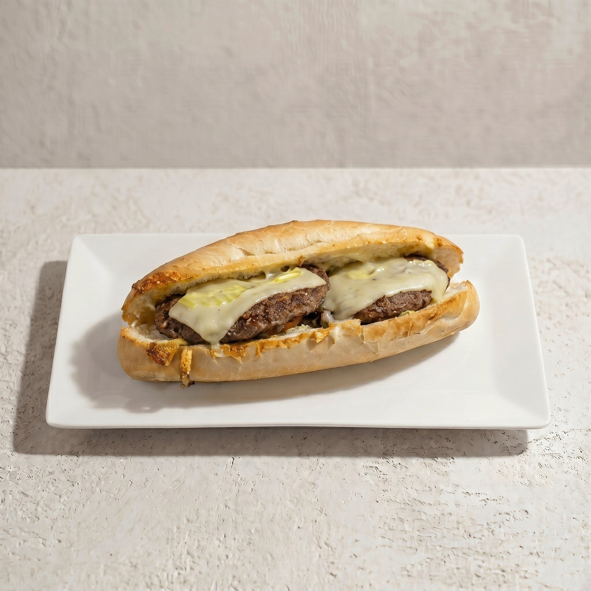 Cheeseburger Sub 8in.