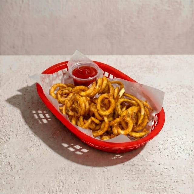 Seasoned Curly Fries.