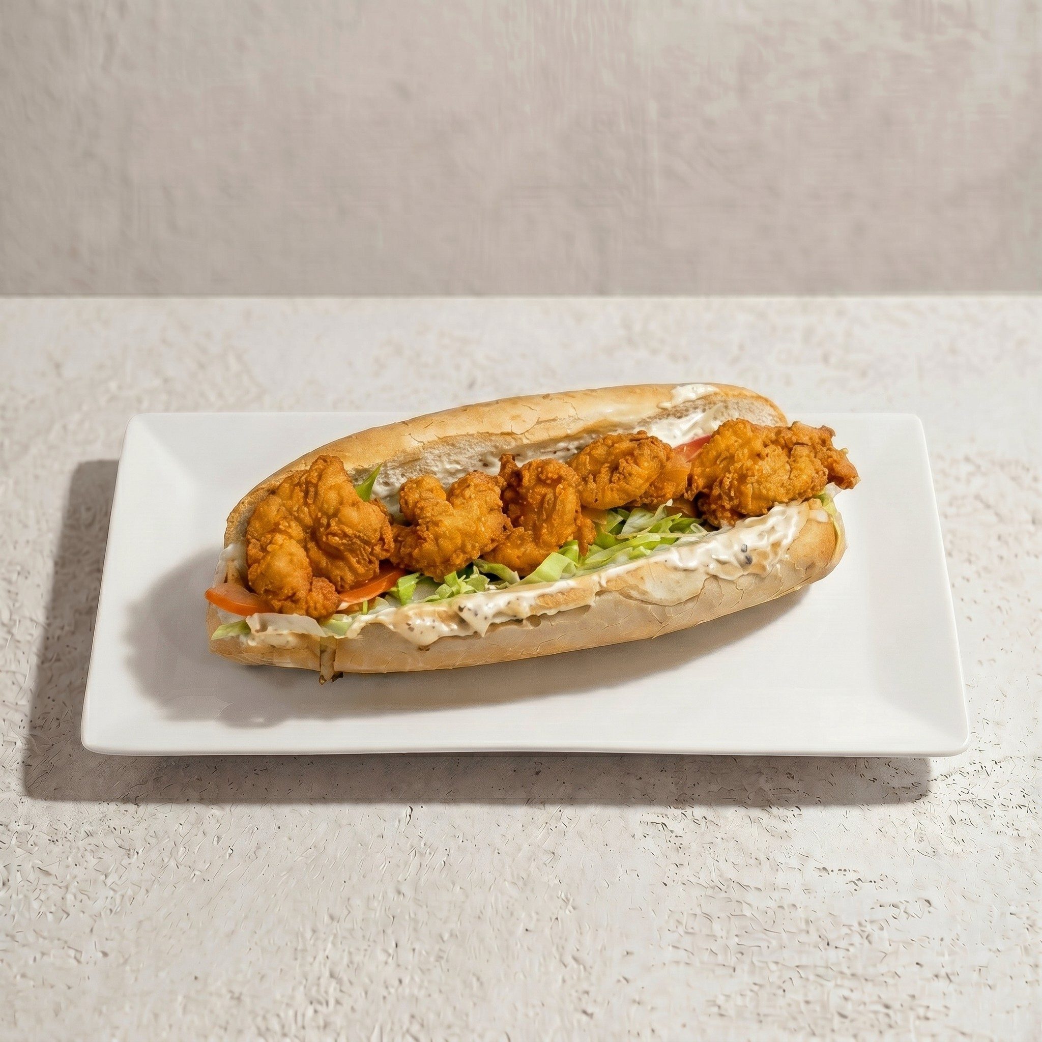 Shrimp Poboy Sub 8in.